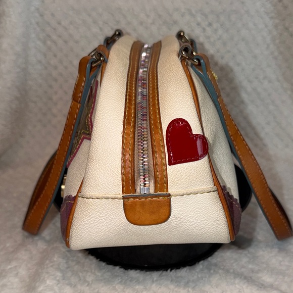 RARE - VINTAGE - Dooney & Bourke Lindsay Lohan #5 Rainbow IT Bag - Picture 5 of 14